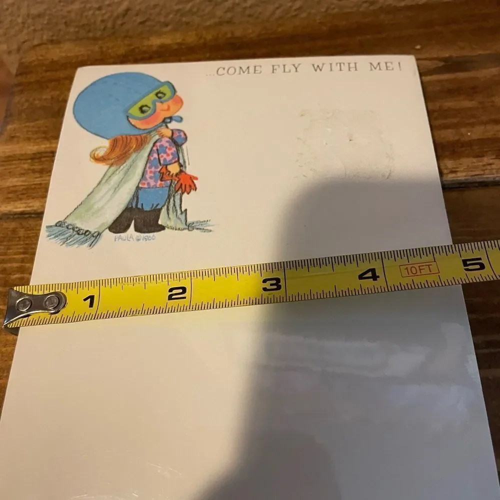 Paula Co 1960’s Come Fly With Me Stationary  with Envelops Sealed